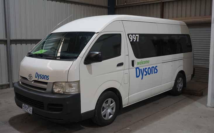 Dysons Toyota Hiace Commuter 997
